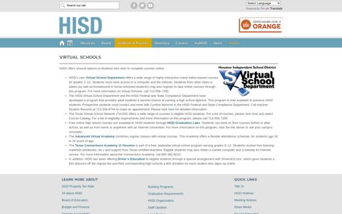 How to Enroll in HISD / Virtual Schools - Houston ISD