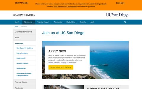 Apply Now - UC San Diego Graduate Division