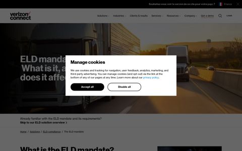 The ELD mandate | Verizon Connect