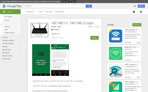 192.168.1.2 - 192.168.l.2 Login - Apps on Google Play