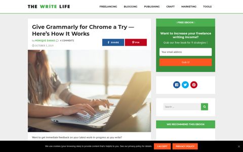How To Use The Grammarly Chrome Extension - The Write Life