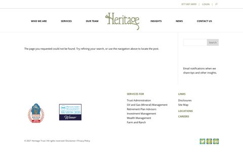 Client Portal - Heritage Trust Company