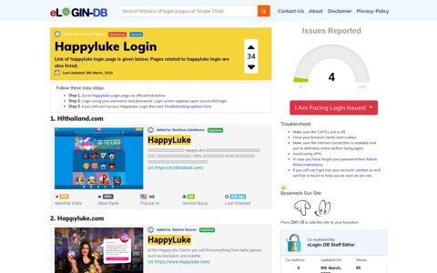 Happyluke Login - A database full of login pages from all over ...