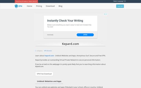 Kepard.com | Free VPN