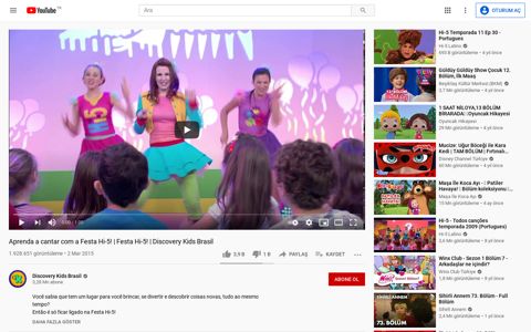 Festa Hi-5! | Discovery Kids Brasil - YouTube