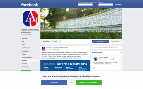 American University Admissions - Beiträge | Facebook