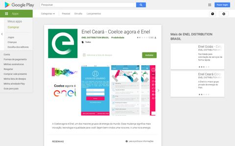 Enel Ceará - Coelce agora é Enel – Apps no Google Play