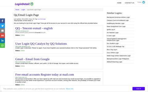 Qq Email Login Page QQ - Tencent exmail - english - https ...