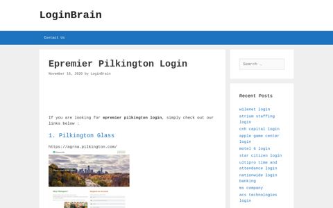 Epremier Pilkington Pilkington Glass - LoginBrain