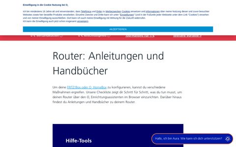 Router: Anleitungen & Handbücher | o2