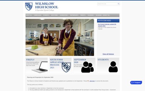 Wilmslow High School | 11-18 Comprehensive State ...
