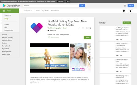 FirstMet Dating App: Meet New People, Match & Date - Apps ...