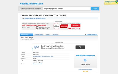 programajogajunto.com.br at WI. Joga Junto - Login