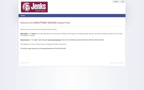 Jenks Public Schools iVisions > Home