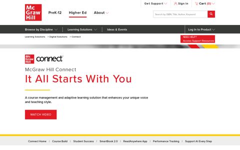Connect | Learning Software | McGraw Hill Higher Education