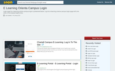 E Learning Orienta Campus Login - Loginii.com
