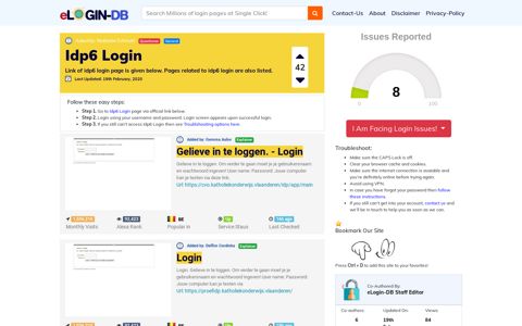 Idp6 Login - A database full of login pages from all over the ...