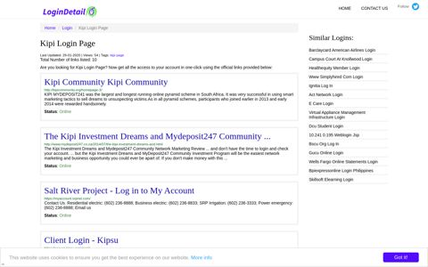Kipi Login Page Kipi Community Kipi Community - http ...