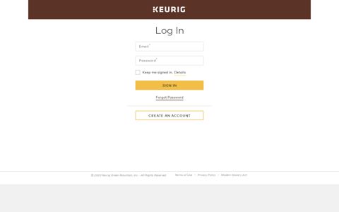Login - Keurig.com | Sign In To Track Orders, Register Your ...