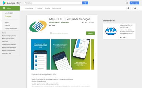 Meu INSS – Central de Serviços – Apps no Google Play