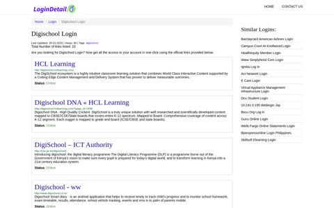 Digischool Login HCL Learning - http://digischool.hcllearning ...