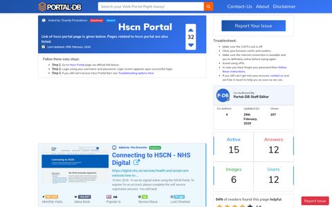 Hscn Portal