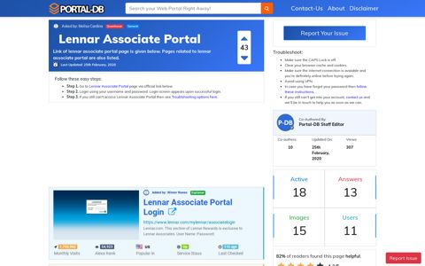 Lennar Associate Portal