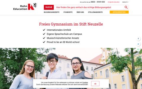 Freies Gymnasium im Stift Neuzelle - Rahn Education