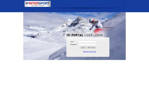 INTERSPORT Portal - Login