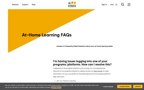 Introduction | At-Home Learning FAQs
