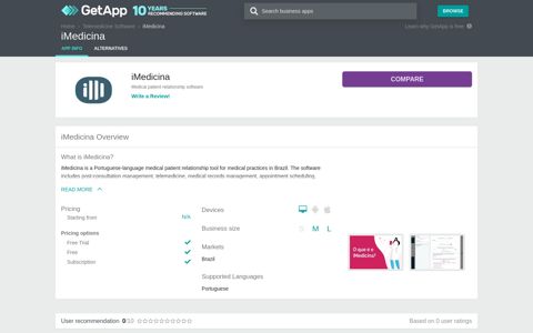 iMedicina Reviews, Prices & Ratings | GetApp UAE 2020