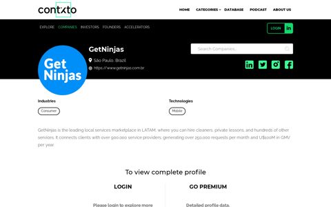 GetNinjas | Contxto