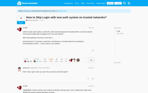 How to Skip Login with new auth system on trusted networks ...