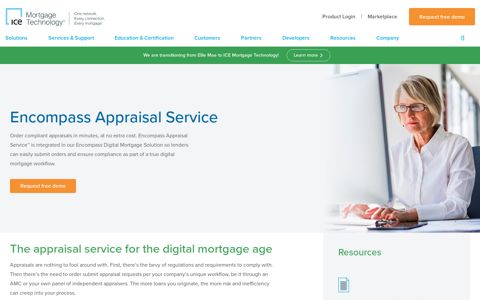 Encompass Appraisal Service | Ellie Mae
