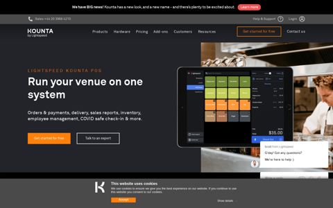Kounta | Point of Sale System, POS Software for Restaurants ...