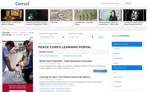 Peace Corps Learning Portal - 12/2020 - Coursef.com