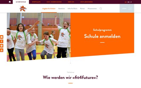 Schule anmelden - Fit-4-Future - DE