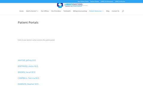 Patient Portals - Liberty Doctors