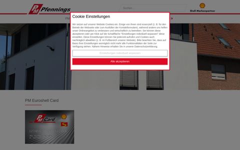 PM Euroshell Card | Fred Pfennings GmbH & Co. KG