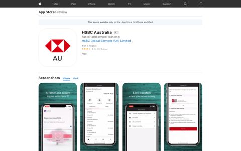 ‎HSBC Australia on the App Store
