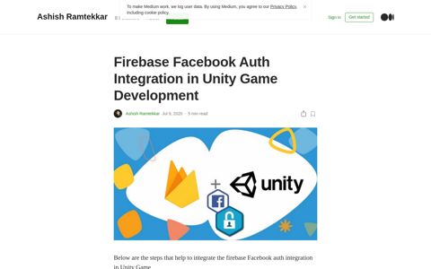 Firebase Facebook Auth Integration in Unity Game ... - Medium