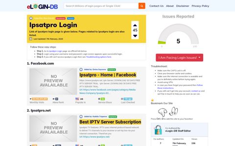 Ipsatpro Login - A database full of login pages from all over ...