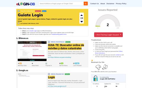 Guiate Login - A database full of login pages from all over the ...