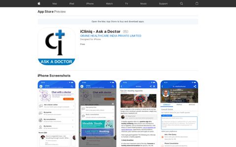 ‎iCliniq - Ask a Doctor on the App Store - Apple