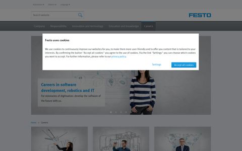 Jobs and careers at Festo | Festo Corporate