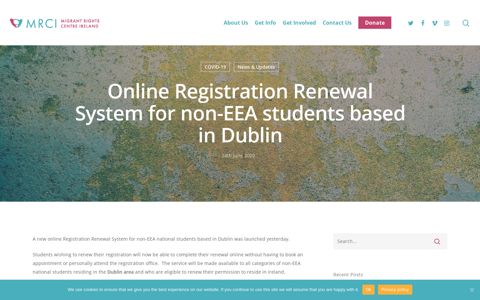 Online Registration Renewal System for non-EEA students ...