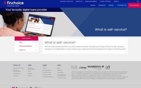 What is self-service? - Finchoice