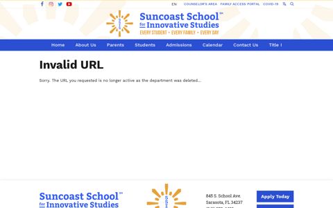 Home - Student Portal - Suncoast School For Innovative Studies