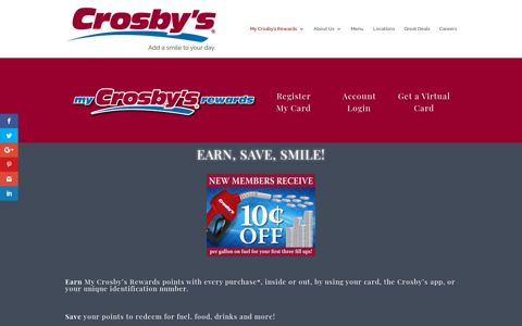 My Crosby's Rewards | Crosby's