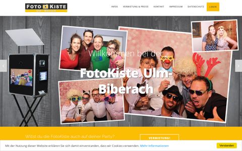 FotoKiste Ulm-Biberach. Die Fotobox für Ulm, Biberach und ...